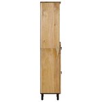 vidaXL Armoire de salle de bain 38x33x160 cm bois massif de manguier