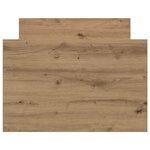 vidaXL Cadre de lit Chêne artisanal 193 x 78 x 50 cm Bois d'ingénierie