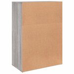vidaXL Buffet sonoma gris 60x31x84 cm bois d'ingénierie