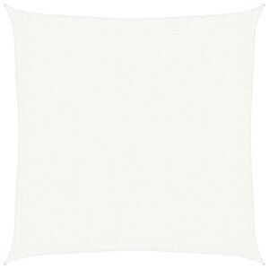 vidaXL Voile d'ombrage 160 g/m² Blanc 3x3 m PEHD