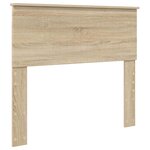 vidaXL Cadre de lit avec tête de lit Sonoma 100 x 200 cm Pin massif