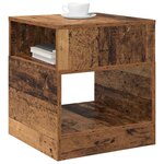 vidaXL Table d'appoint 2 Pièces Bois ancien 40 5 x 40 x 45 cm