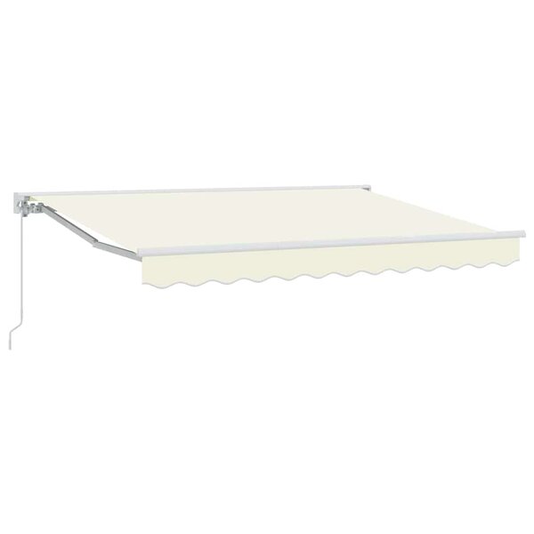 vidaXL Cadre d'auvent Crème 300 x 200 cm Polyester avec revêtement PU