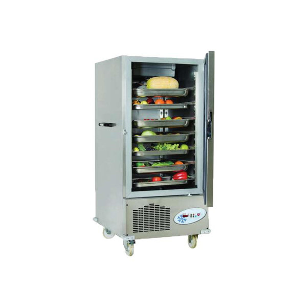 Armoire réfrigérée inox 12 niveaux de glissières - l2g -  - inox715 840x1575mm