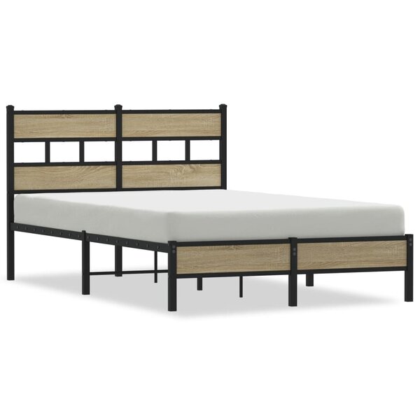 vidaXL Cadre de lit sans matelas chêne sonoma 120x200 cm