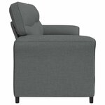 vidaXL Canapé 100  polyester  cadre en métal  MDF  Contreplaqué