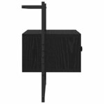 vidaXL Cabinet de chevet Chêne noir 35 x 30 x 51 cm Bois d'ingénierie