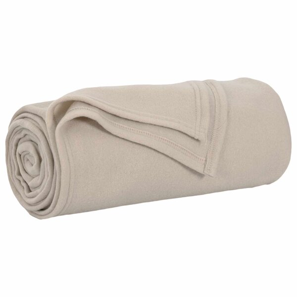 vidaXL Couvertures à jeter 24 pc Beige 240 x 220 cm 17.63 kg Polaire