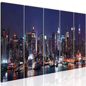 Tableau - new york: live by night l x h en cm 225x90