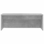 vidaXL Bureau mural Gris béton 80 x 45 x 30 cm Bois d'ingénierie