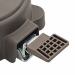 vidaXL Pédale Pivotante à 360 Degrés Argent 21 5 x 14 x 6 cm Acier