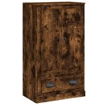 vidaXL Buffet haut chêne fumé 60x35 5x103 5 cm bois d'ingénierie