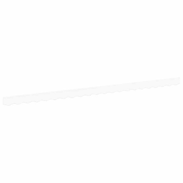 vidaXL Lambrequin de rechange pour 5 m Blanc Polyester