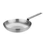 Wok en fer noir  280 mm - vogue -  - feroui