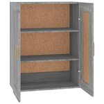 vidaXL Armoire murale sonoma gris 69 5x32 5x90 cm bois d'ingénierie