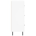 vidaXL Buffet blanc 34 5x34x90 cm bois d'ingénierie