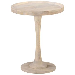 vidaXL Table d'appoint Ø60x75 cm Bois de manguier massif