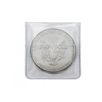 Étuis numismatiques PVC pour monnaies jusqu'à 46 mm - paquet de 100.