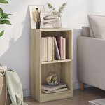 vidaXL Bibliothèque Chêne sonoma 40x24x75 cm Bois d'ingénierie