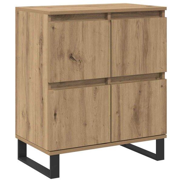 vidaXL Buffet Marron 60 x 35 x 70 cm Bois d'ingénierie