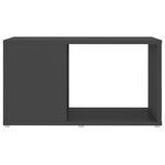 vidaXL Meuble TV Gris 60x24x32 cm Aggloméré