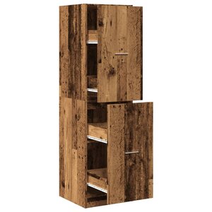vidaXL Armoire d'apothicaire vieux bois 40x41x144 5 cm bois ingénierie
