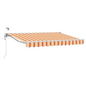 vidaXL Auvent rétractable électrique 3 5 x 2 5 m