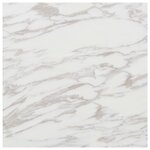 vidaXL Dalles de plancher autoadhésives 20Pièces PVC 1 86 m² marbre blanc