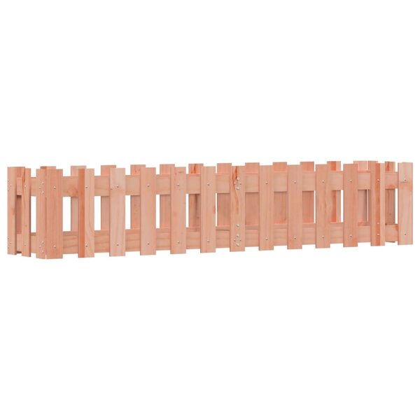 vidaXL Lit surélevé de jardin design de clôture bois douglas massif