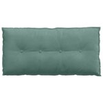 vidaXL Coussin de Dos Vert Mer 100 x 50 cm Tissu en velours côtelé
