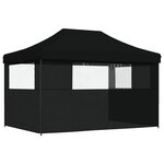 vidaXL Tente de fête 279 x 410 x 315 cm Noir Tissu Oxford