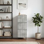 vidaXL Armoire à tiroirs 33 x 34 5 x 92 cm Bois d'ingénierie