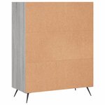vidaXL Bibliothèque sonoma gris 69 5x32 5x90 cm bois d'ingénierie