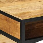 vidaXL Bureau d'écriture avec étagère Marron 80 x 50 x 75 cm