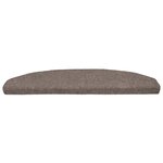 vidaXL Tapis d'escalier auto-adhésifs 15 Pièces Café 80 x 24 5 x 3 5 cm