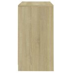 vidaXL Buffets 2 Pièces Chêne Sonoma 70x41x75 cm Bois d'ingénierie
