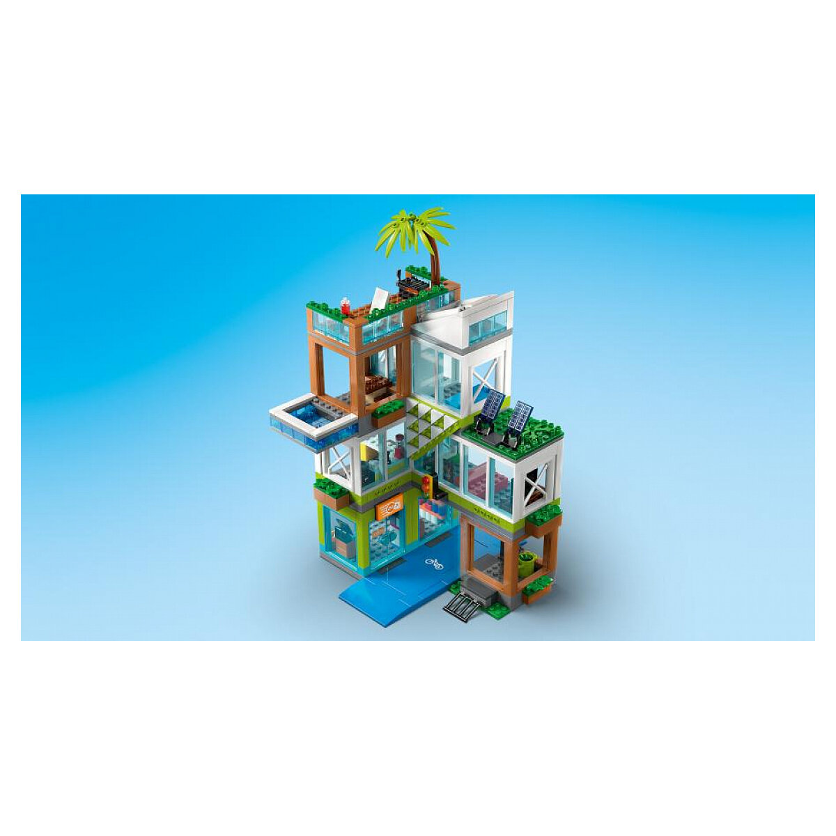 LEGO City 60365 pas cher, L'immeuble d'habitation