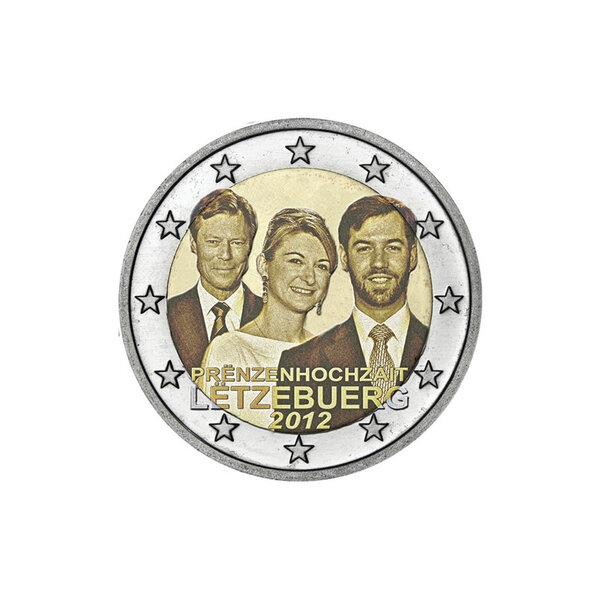 2 euros commémorative Luxembourg 2012 - Mariage.