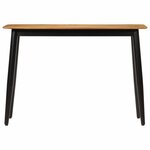 vidaXL Table console 110x40x76 cm bois de manguier solide et fer