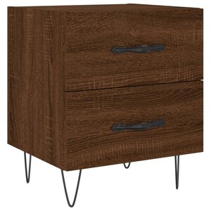 vidaXL Table de chevet chêne marron 40x35x47 5 cm bois d’ingénierie