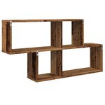 vidaXL Étagère murale vieux bois 100x18x53 cm bois d'ingénierie