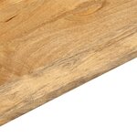 vidaXL Dessus de table 60x60x3 8 cm carré bois massif manguier