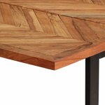 vidaXL Table à manger 180x90x75 cm bois massif d'acacia
