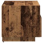 vidaXL Meuble de Chevet Bois ancien 40 x 39 x 37 cm Bois d'ingénierie
