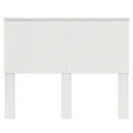 vidaXL Tête de lit Blanc brillant 135 cm Bois d'ingénierie