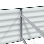 Bac surélevé vidaXL Jardin Vert 320x80x44 cm Acier galva