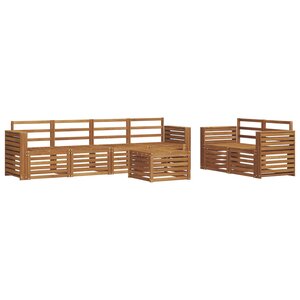vidaXL Ensembles de canapés Bois d'Acacia Massif