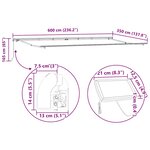 vidaXL Auvent Rétractable avec 600 × 350 cm orange et marron