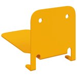 vidaXL Étagère Flottante Invisible Montage mural 24 Pièces Jaune moutarde