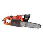 BLACK & DECKER Tronçonneuse  35cm 1800W - tendeur avec clé CS1835